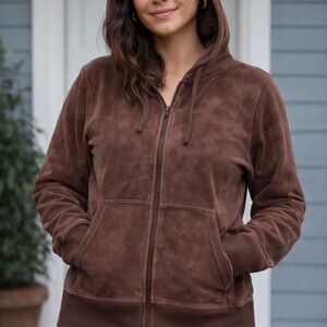 Merona Chocolate Zip-Up Hoodie